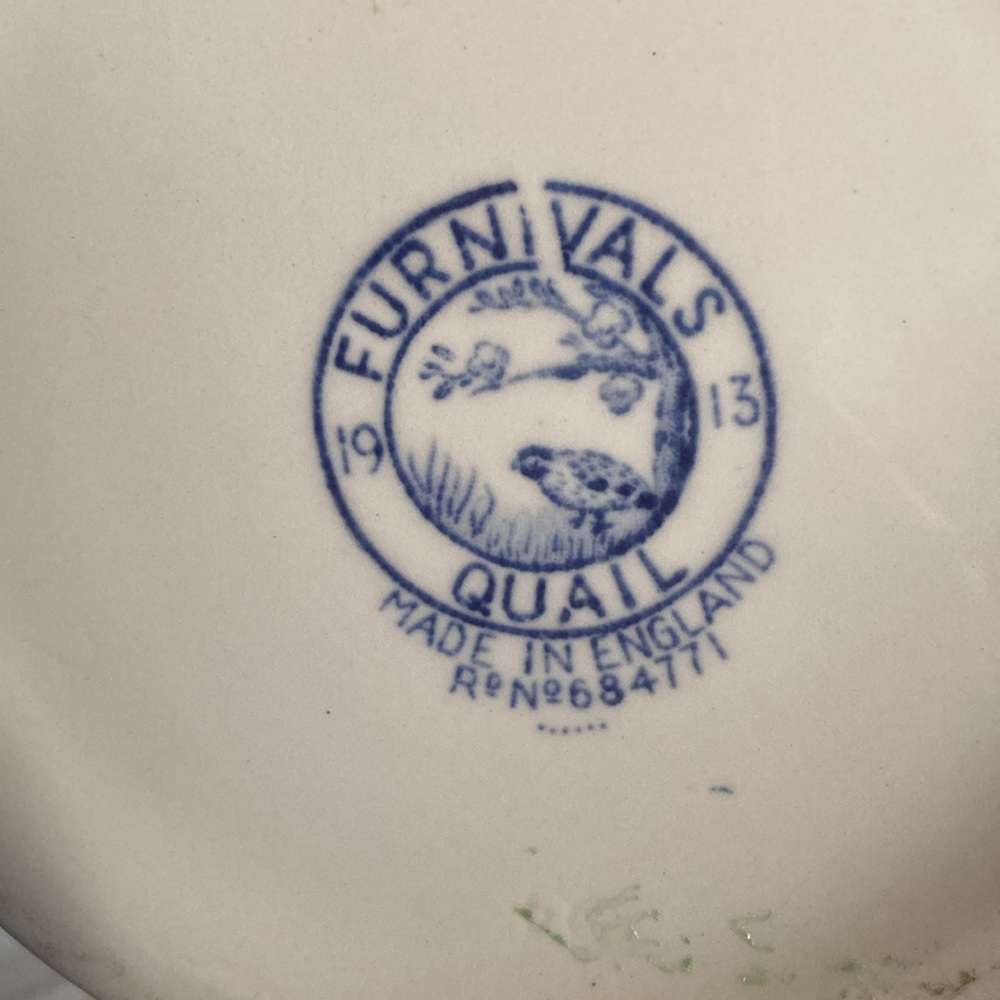 Furnival Blue Quail milk jug HOST PICK🎊💕🏆 - Picture 2 of 2